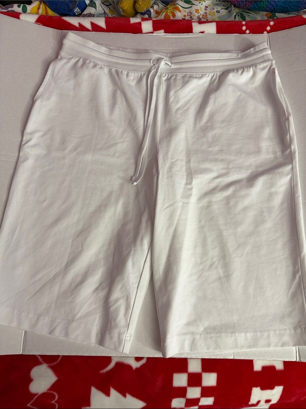 Style & Co. White Women's Athletic Drawstring Shorts